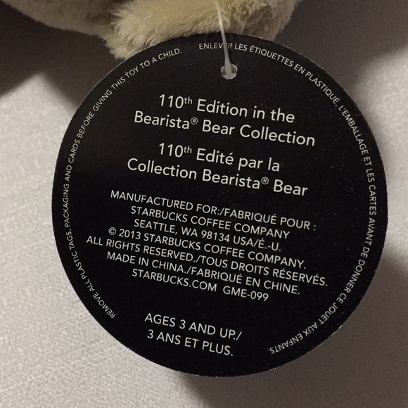 Starbucks Bearista Bears Collectible 2013 Limited - Picture 7 of 8